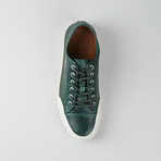 Greene Low Lace Sneaker // Forest + White (US: 10)
