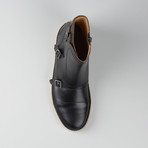 Gates Triple Monk Strap Sneaker // Black (US: 9)