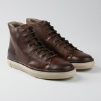 Gates Shearling High Sneaker // Dark Brown (US: 10)