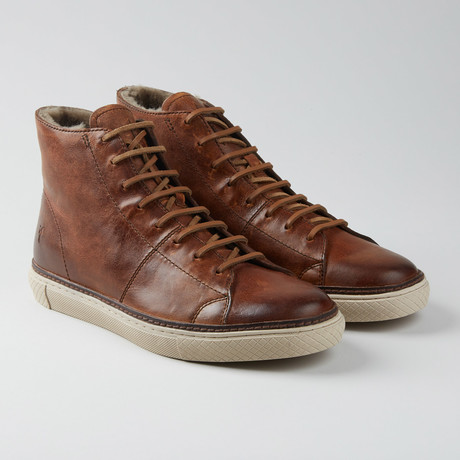 Gates Shearling High Sneaker // Cognac (US: 7)
