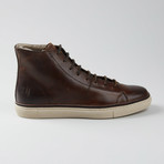 Gates Shearling High Sneaker // Dark Brown (US: 10)