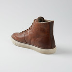 Gates Shearling High Sneaker // Cognac (US: 7.5)