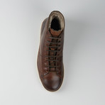 Gates Shearling High Sneaker // Dark Brown (US: 11)