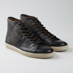 Gates Woven High Sneaker // Black (US: 9.5)