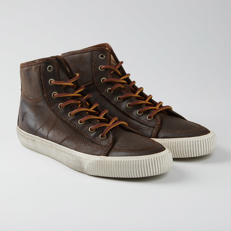 Miller High Lace Sneaker // Dark Brown (US: 7)