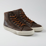 Miller High Lace Sneaker // Dark Brown (US: 8.5)