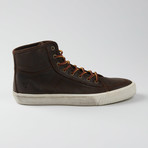 Miller High Lace Sneaker // Dark Brown (US: 8.5)