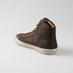 Miller High Lace Sneaker // Dark Brown (US: 8.5)