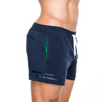 Bolt Short // Navy (XL)