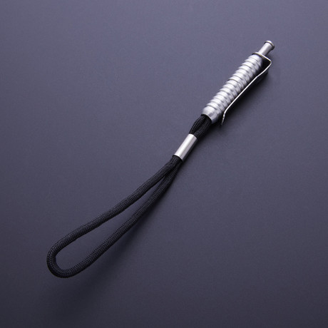 City Dweller Pen Lanyard // Stainless (Smooth)