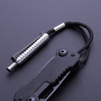 City Dweller Pen Lanyard // Stainless (Smooth)