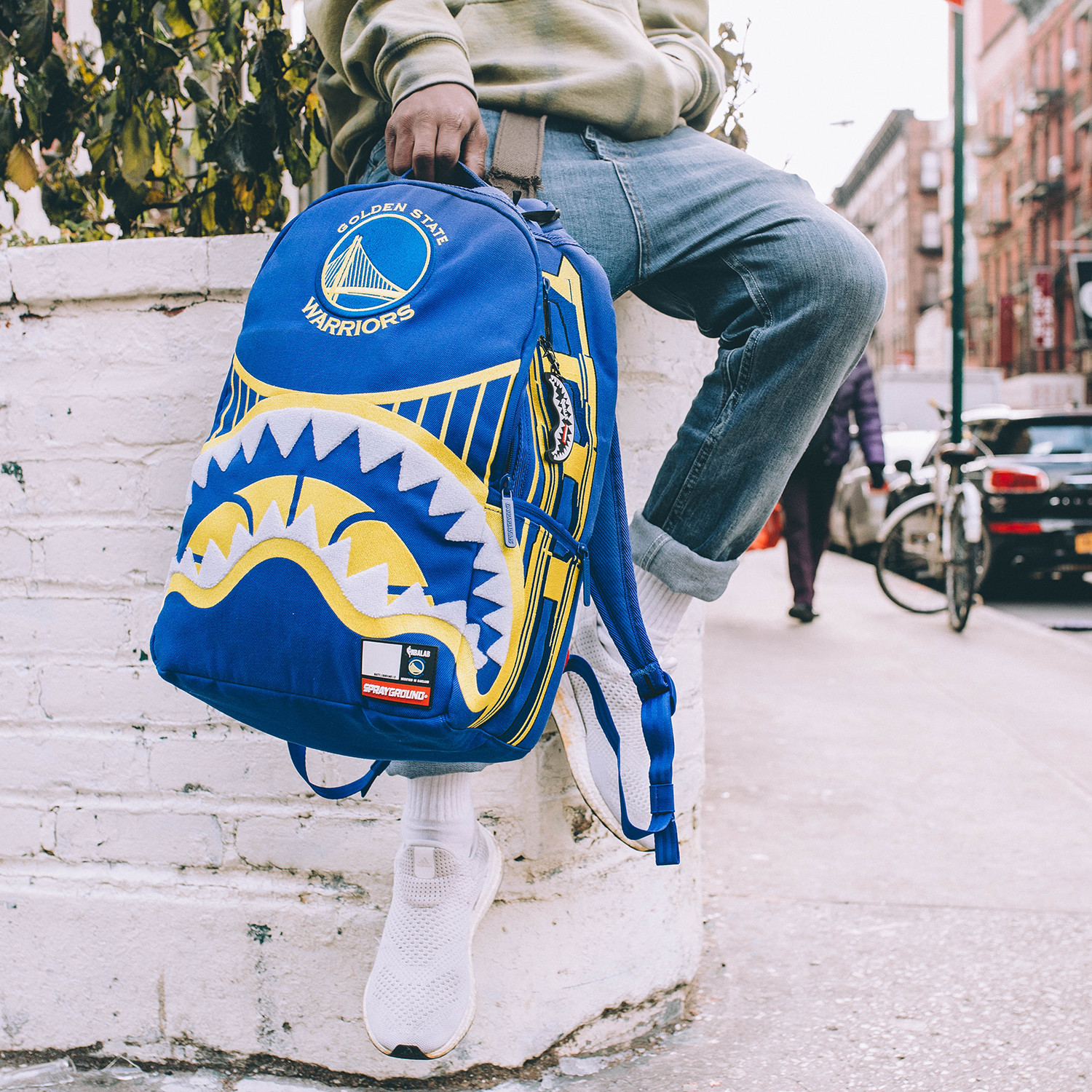 golden state warriors sprayground backpack