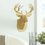 Bucky // Bamboo Wood Deer Head (Medium)