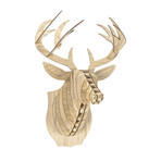 Bucky // Bamboo Wood Deer Head (Large)