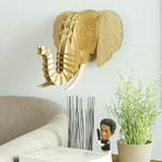 Eyan // Bamboo Wood Elephant (Large)