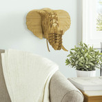 Eyan // Bamboo Wood Elephant (Medium)
