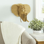 Eyan // Bamboo Wood Elephant (Large)