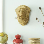 Leon // Bamboo Wood Lion Head (Medium)