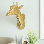 Juliette // Bamboo Wood Giraffe Head (Medium)