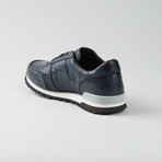 Crocodile Casual Runner // Navy (Euro: 40)