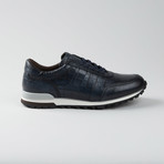 Crocodile Casual Runner // Navy (Euro: 40)