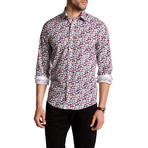 Flower Chain Button-Up Shirt // Multicolored (3XL)