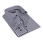 Gingham Button-Up // Black (M)