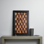 Vertical Chess Board // Red Cherry