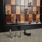 Vertical Chess Board // Red Cherry