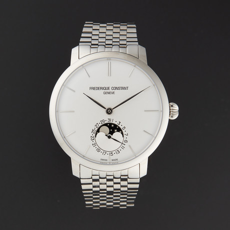Frederique Constant Slimline Moonphase Automatic // FC-705S4S6B // Store Display