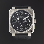 Bell & Ross Aviation Chronograph Automatic // BR01-94-STEEL // Store Display