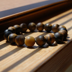 Stone Cold Tiger Eye Bracelet (Length: 6.5”)