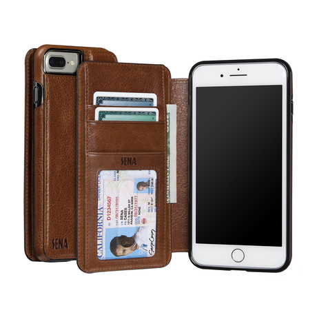 Wallet Book // Cognac (iPhone 7)