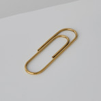 Oversized Paperclip // Brass