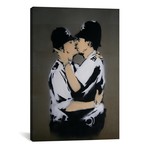 Gay Cops Kissing (26"W x 18"H x 0.75"D)