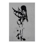 Amy Winehouse // Banksy (26"W x 18"H x 0.75"D)