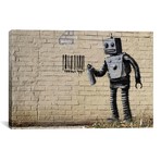 Coney Island Barcode Robot // Banksy (26"W x 40"H x 0.75"D)