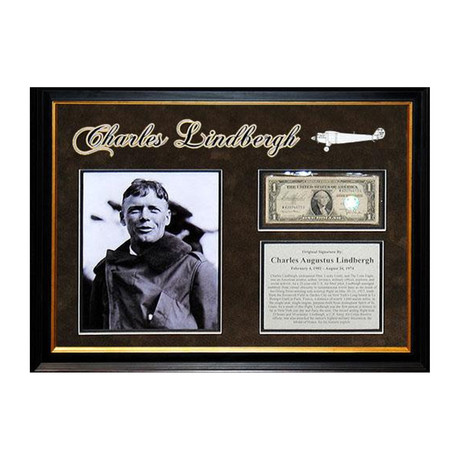 Signed Dollar // Charles Lindbergh