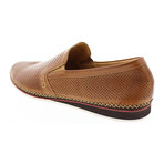 Merz Perforated Leather Slip On // Cognac (US: 10)