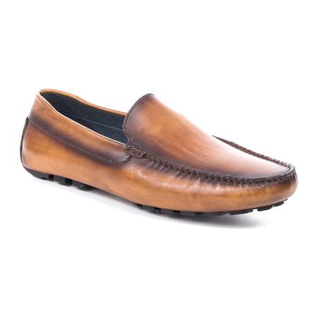 Matisse Brushed Leather Driver // Cognac (US: 8)