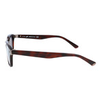 Metal Bridge Thick Rim Rectangular // Brown Tortoise + Silver