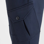 Carter Cargo Flood Pant // Navy (S)