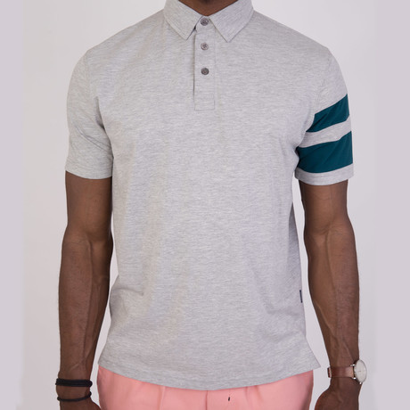 Logo Sleeve Polo // Light Grey (S)