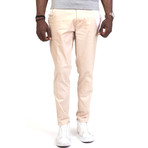 Grant Panel Stripe Chino // Oatmeal (36WX32L)