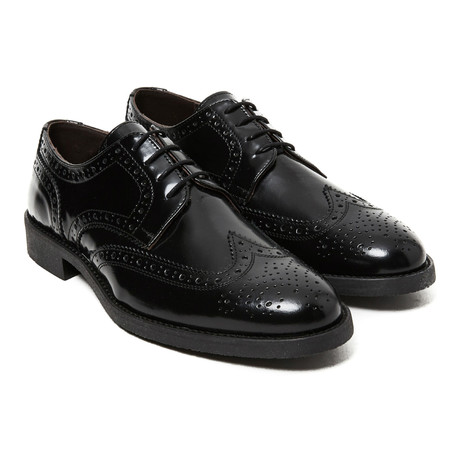 Patent Wing Tip Derby // Black (Euro: 40)