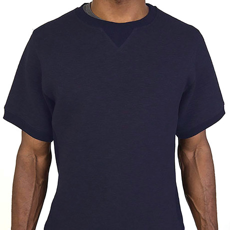 Short Sleeve Crew Neck // Navy (S)