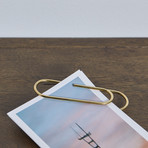 Oversized Paperclip // Brass