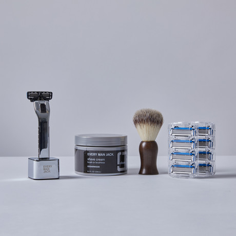 Premium Shave Set // Chrome