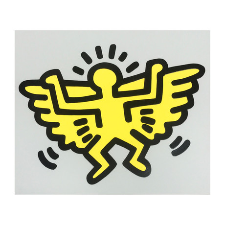 Keith Haring // Icons (C) // Winged Angel // 1990