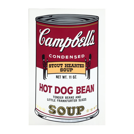 Andy Warhol // Campbell's Soup II: Hot Dog Bean, II.59 // 1969